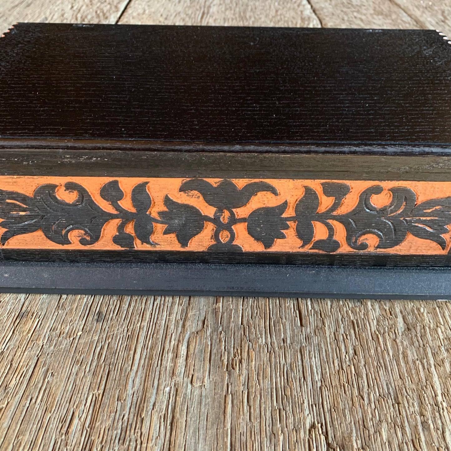 Carved Oak Box
